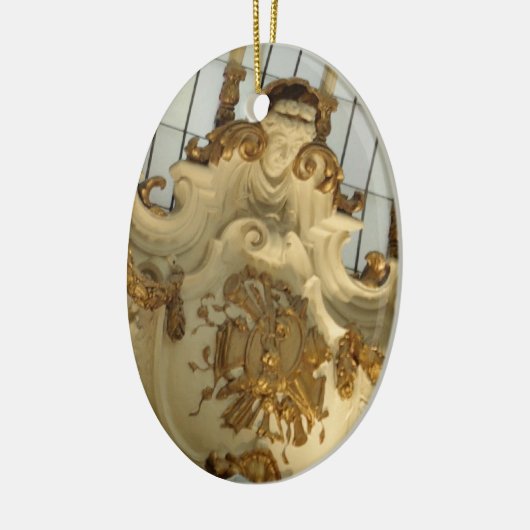 Kerstavond van het Barok-Rococo-paleis Keramisch Ornament (Links)