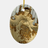 Kerstavond van het Barok-Rococo-paleis Keramisch Ornament (Voorkant)