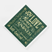 Kerstavond van het Gedistilleerde Goud Servet (Hoek)