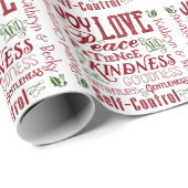 Kerstavond van het Gedistilleerde Rode Groen Cadeaupapier (Rol Hoek)