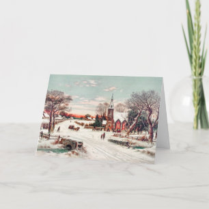 Kerstavond van 'Hoover' en 'Son Painting'-feestdag Feestdagen Kaart