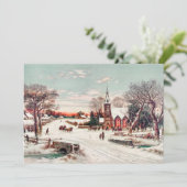 Kerstavond van 'Hoover' en 'Son Painting' Feestdagenkaart (Staand voorkant)