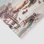 Kerstavond van 'Hoover' en 'Son Painting' Tissuepapier (Detail)