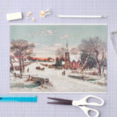 Kerstavond van 'Hoover' en 'Son Painting' Tissuepapier (Craft)