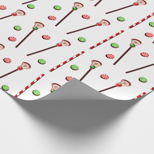 Kerstavond van Lacrosse Cadeaupapier (Hoek)