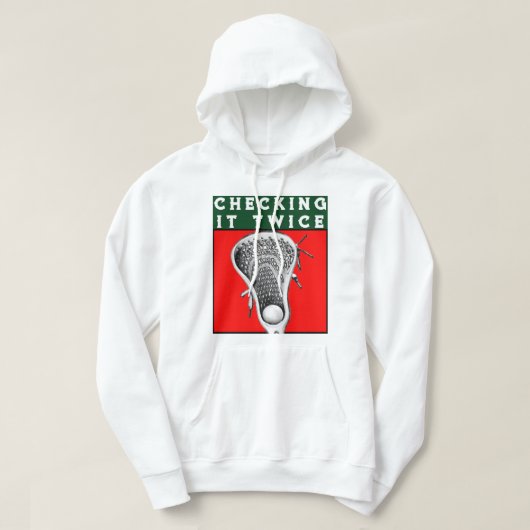 Kerstavond van Lacrosse Hoodie (Design voorkant)