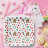 Kerstavond van Lacrosse Papieren Bordje (Feest)