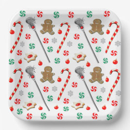 Kerstavond van Lacrosse Papieren Bordje