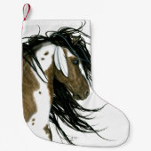 Kerstavond van Majestic paarden door Bihrle Kleine Kerstsok (Voorkant)