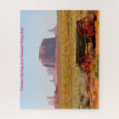 Kerstavond van Monument Valley Utah Legpuzzel (Verticaal)