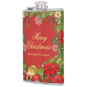 kerstavond voor bedrijven heupfles (Links)