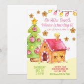 Kerstavond voor Gingerbrood. Kaart (Voorkant / Achterkant)