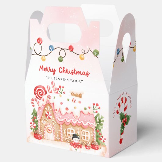 Kerstavond voor ontbijt bedankdoosjes (Geopend)