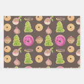 Kerstavond Watergekleurde bakkerij Whimisical Inpakpapier Vel (Voorkant 3)