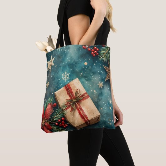 Kerstavond Waterverf Tas (Dichtbij)