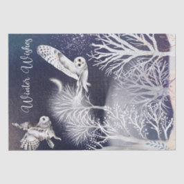 Kerstavond Winter Eigenaars Tissuepapier