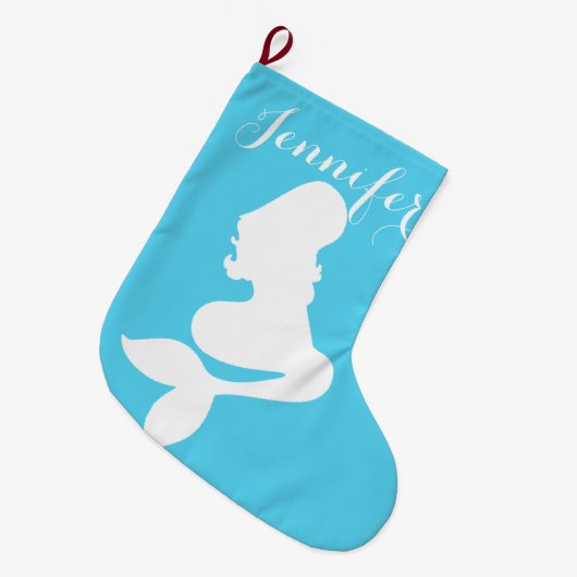 Kerstavond Zeemeermin stoppen Grote Kerstsok (Voorkant (Hangend))