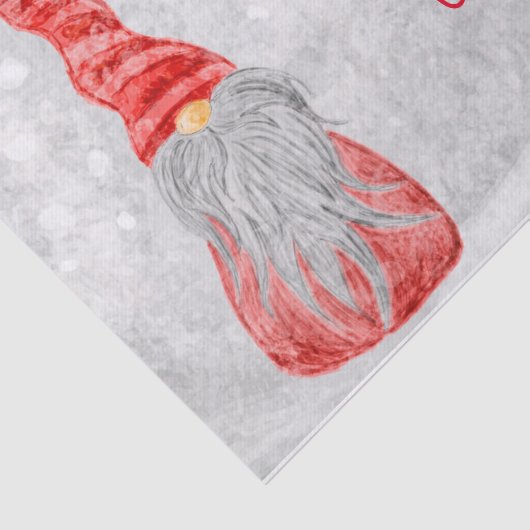 Kerstavond zegt vrolijk kerstfeest. tissuepapier (Detail)