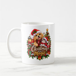 Kerstavondmagie – Mooie hond en kat Kerstkoffie Koffiemok