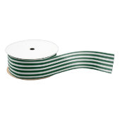Kerstawit en groen gestreept koolstof grosgrain lint (Spoel)