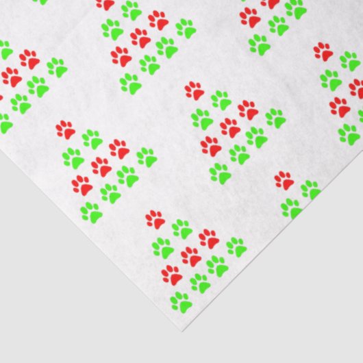 Kerstawstaafboommodel groen rood tissuepapier (Detail)