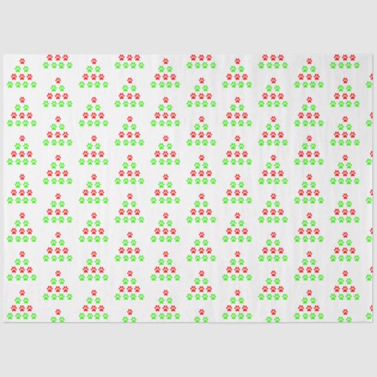 Kerstawstaafboommodel groen rood tissuepapier (Voorkant)