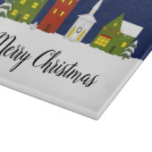 Kerstaxe Glass Cutting Board Snijplank (Hoek)