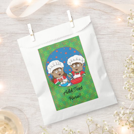 Kerstaxen van kleur bedankzakje (Geknipt)