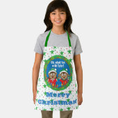 Kerstaxen van kleur schort (Insitu)