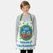 Kerstaxen van kleur schort (Gedragen)