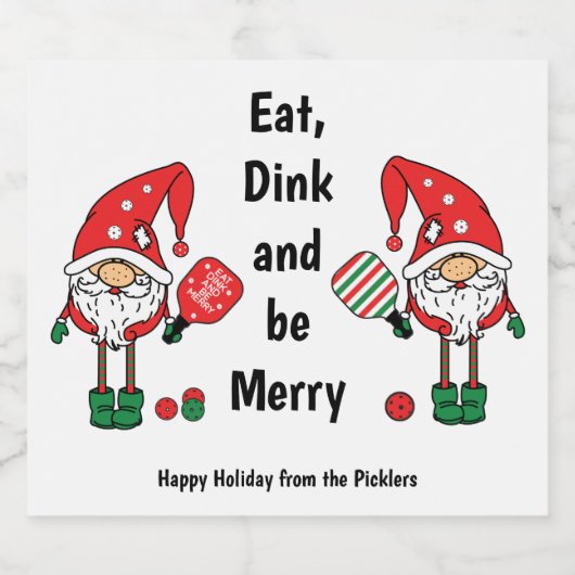 Kerstaxflesje Bier Etiket (Enkel label)