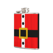 Kerstaxis, gevlekte erlenmeyer/Santa Heupfles (Links)