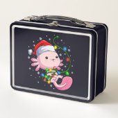 KerstAxolotl Santa Hat Lights (Voorkant)