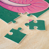 KerstAxolotl Santa Hat Lights Legpuzzel (Zijkant)