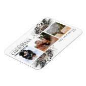 Kerstazwarte winter Pinecone Botanical Ho Magneet (Linkerzijde)