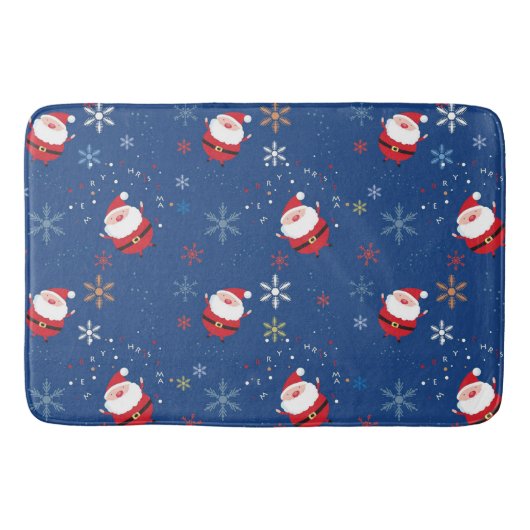 Kerstbaard Mat/Santa Badmat (Voorkant)