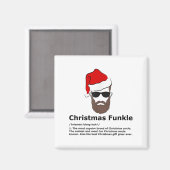 Kerstbaardje Funkle Funny Uncle Definitie Magneet (Voorkant / Achterkant)