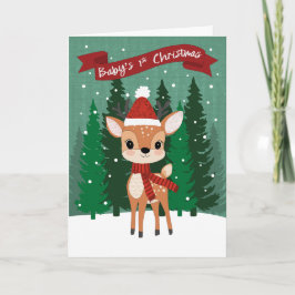 Kerstbaby 1e Kerstmis Kaart