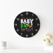 Kerstbaby-elf ontwerp-84608 grote klok (Huis)
