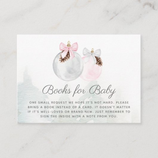 Kerstbaby Girlboeken voor de Kaart van de behuizin (Voorkant)