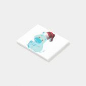 KerstBaby Hippo Post-it® Notes (Schuin)