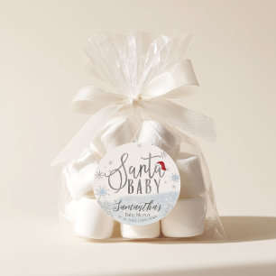 Kerstbaby Kerst Borrel Ronde Sticker