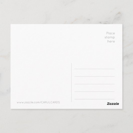 kerstBaby met kerstbal CC1180 Briefkaart (Achterkant)