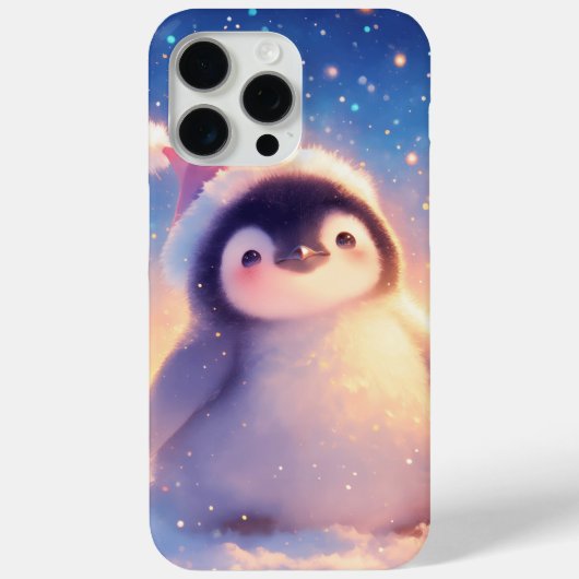 Kerstbaby Pinguïn Case-Mate iPhone Case (Achterkant)