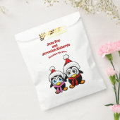 Kerstbaby Pinguïns Bedankzakje (Gezegeld)