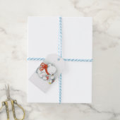 KerstBaby Polar Beer Kissingvogel Cadeaulabel (Met Touw)