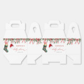 kerstBaby shower Bedankdoosjes (Ongevouwen)