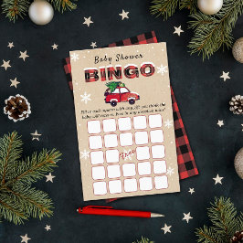 kerstBaby shower Bingo Game