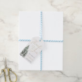 kerstBaby shower Cadeaulabel (Met Touw)