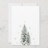 kerstBaby shower Kaart (Achterkant)